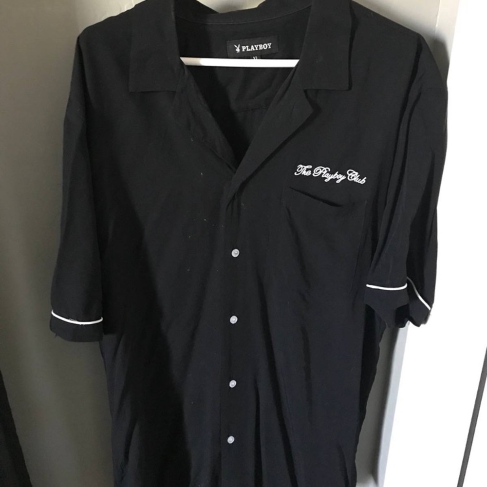 The Playboy Club rayon camp shirt !!